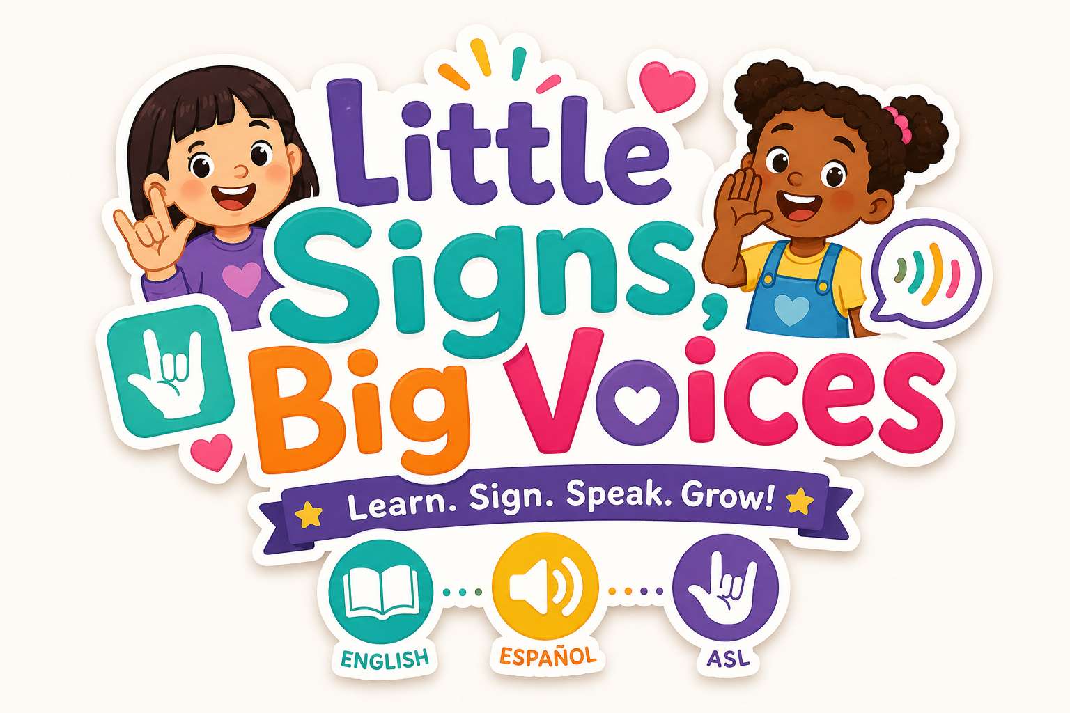 Little Signs, Big Voices Logo